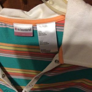 Tops - Striped Shirt Size 1x Tops - Striped Shirt Size 1x